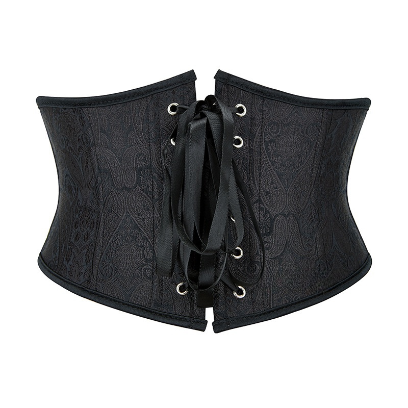 Lacing Ribbon Tighten Corselet Black Bandage Cummerbund Sexy Corset Belt